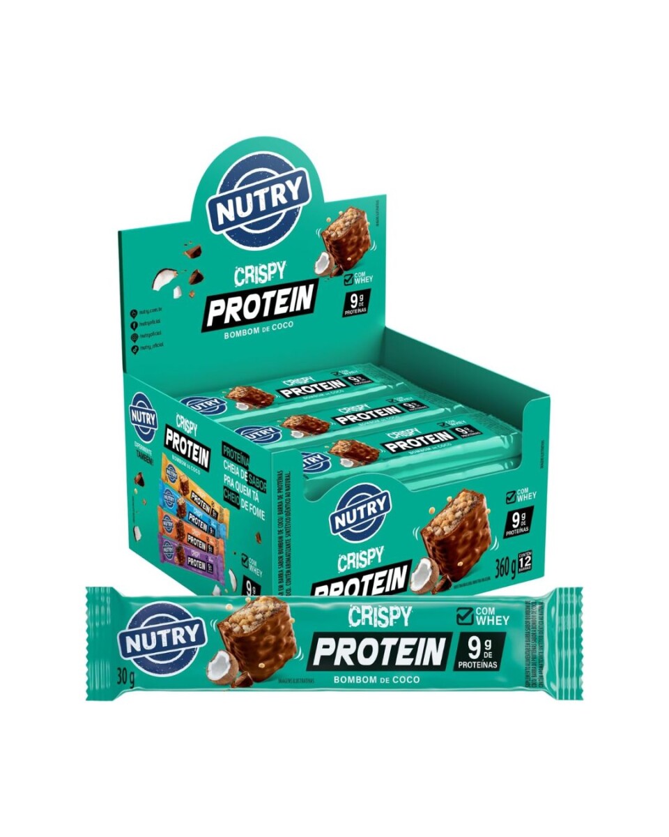 Barra de proteina 30g x12 Nutry - Coco 