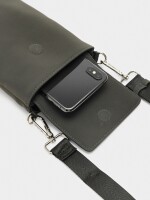 Bolsa Para Móvil Con Textura Suave negro