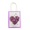 Bolsa con Asa N°1 15x11x6 Corazón Violeta