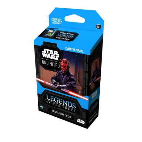 Star Wars Unlimited - Legends of the Force - Spotlight Deck - Qui - Darth Maul [Inglés] Star Wars Unlimited - Legends of the Force - Spotlight Deck - Qui - Darth Maul [Inglés]