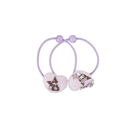 Gomita de pelo Kuromi 2pcs diseño 3