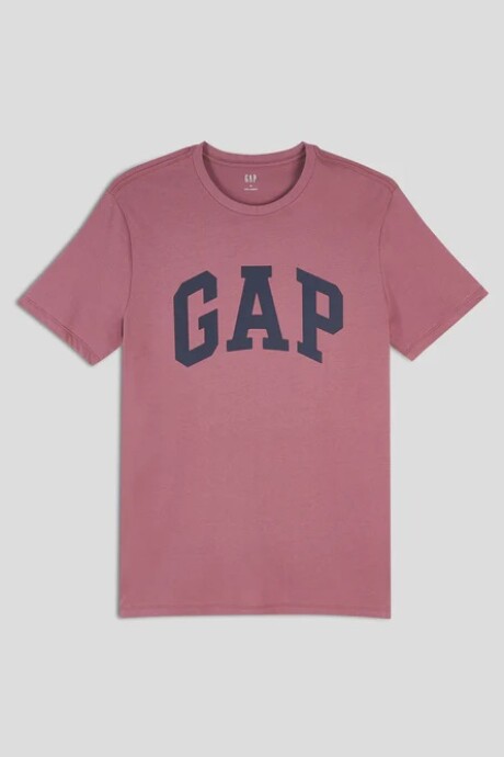 Remera Logo Gap Manga Corta Hombre Mauve Moves
