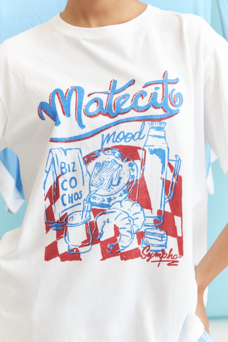 Remera matecito blanco