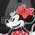 Remera Logo Gap Minnie Mujer Sp Dis Fam Black