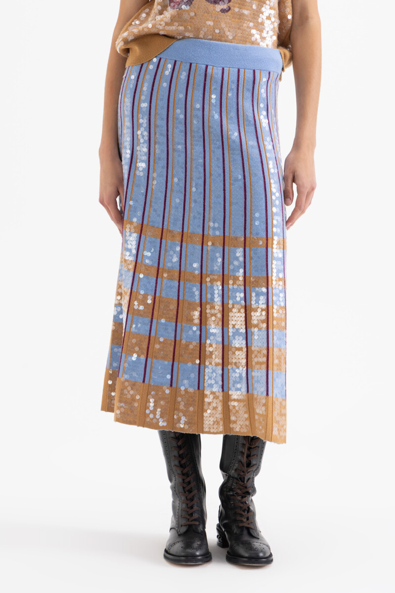 POLLERA FLAMING CHERRY Celeste