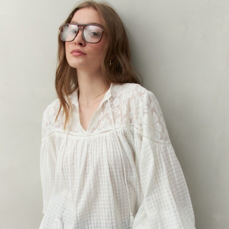 BLUSA LIBERTAD Blanco