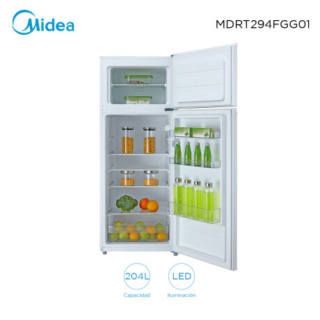 Heladera Midea MDRT294FGG01 Frío Húmedo 204L 001