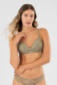 Soutien triangulo preformado gladiolo Verde malva
