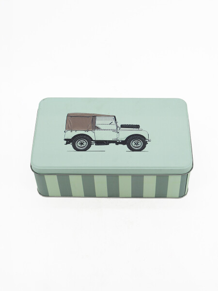 LATA RECTANGULAR ESTAMPADA VERDE