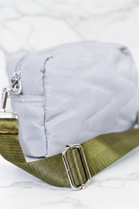 Cartera Fedra Ceniza/Oliva