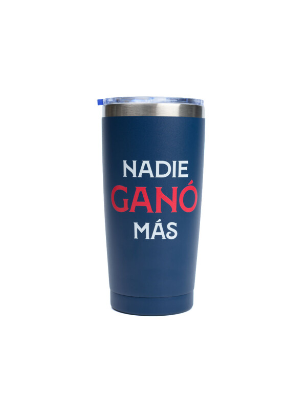 VASO TERMICO NADIE GANO MAS Nacional Azul Marino