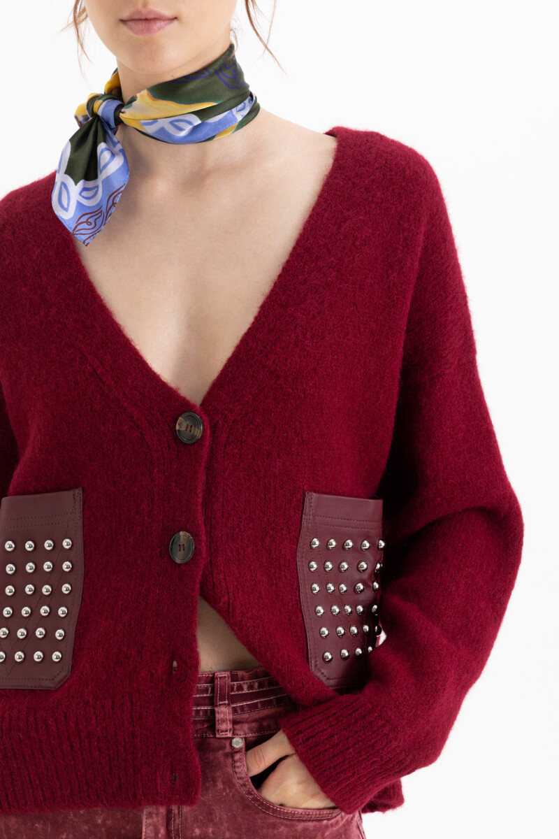 CARDIGAN OLIVIA Bordo