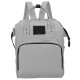 Bolso Mochila Maternal Arye con Aislamiento Térmico Gris