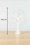 Árbol cartón Olmo 88,5 cm - Blanco Árbol cartón Olmo 88,5 cm - Blanco