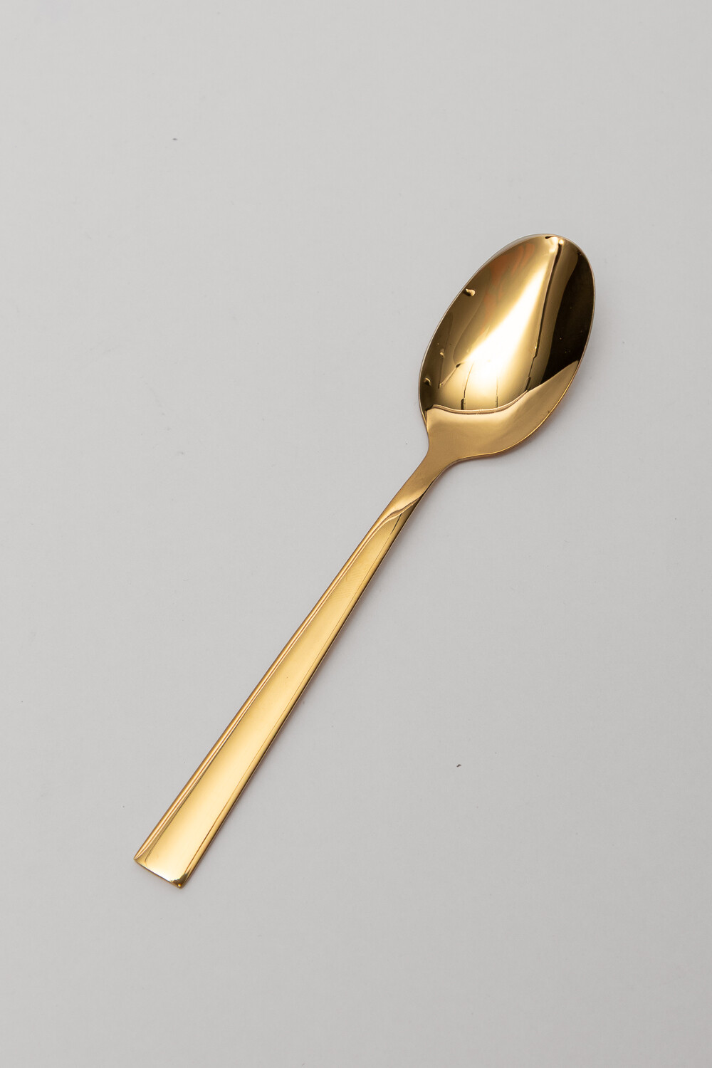 Cuchara Asher De Postre Set 4 Un. Dorado Brillante Color Unico
