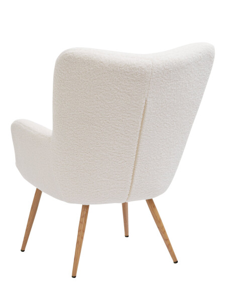Sillón HUNDESTED 1 cuerpo tela felpa crudo Sillón HUNDESTED 1 cuerpo tela felpa crudo