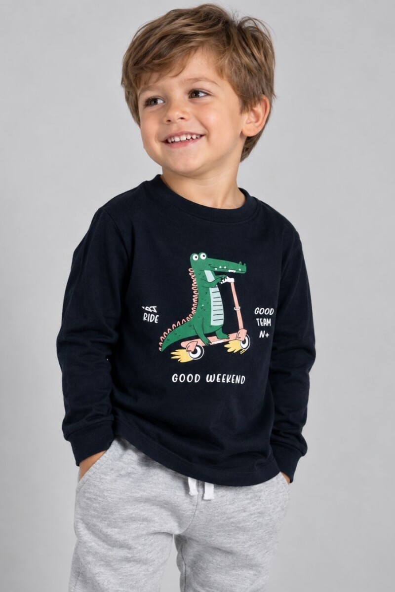 T-SHIRT N.SAILS 2087 - NEGRO 