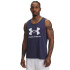 UA SPORTSTYLE LOGO TANK-BLU BLU-403