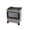 Cocina A Gas James 5 Hornallas Titanuim Con Mesada De Vidrio Negra Cocina A Gas James 5 Hornallas Titanuim Con Mesada De Vidrio Negra