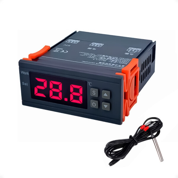 Termómetro Y Termostato Digital 220v Frio o Calor Con Sonda Termómetro Y Termostato Digital 220v Frio o Calor Con Sonda