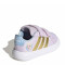 Championes de Niños Adidas Grand Court Elsa Preescolar Lila - Dorado