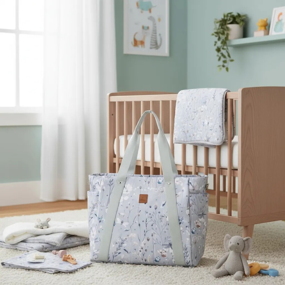 Bolso maternal Florence KIKKABOO grey