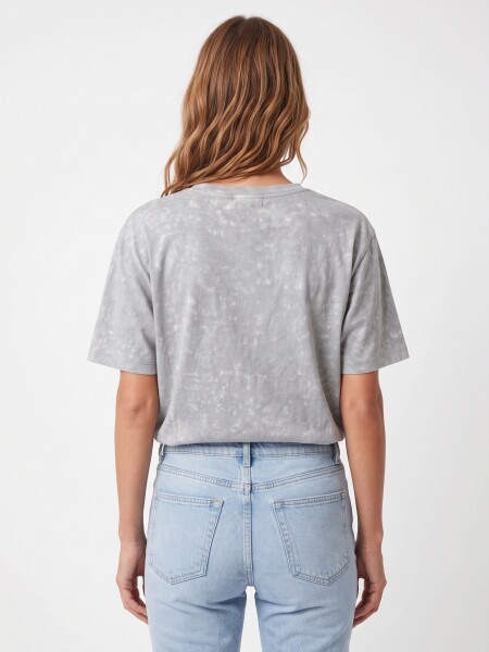 REMERA OVERSIZE CHARMS GRIS