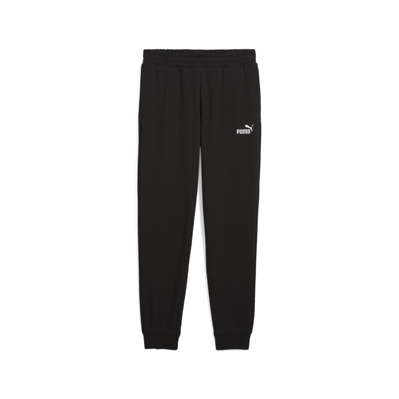 Pantalón Largo Ess Logo Sweatpants de Hombre Negro