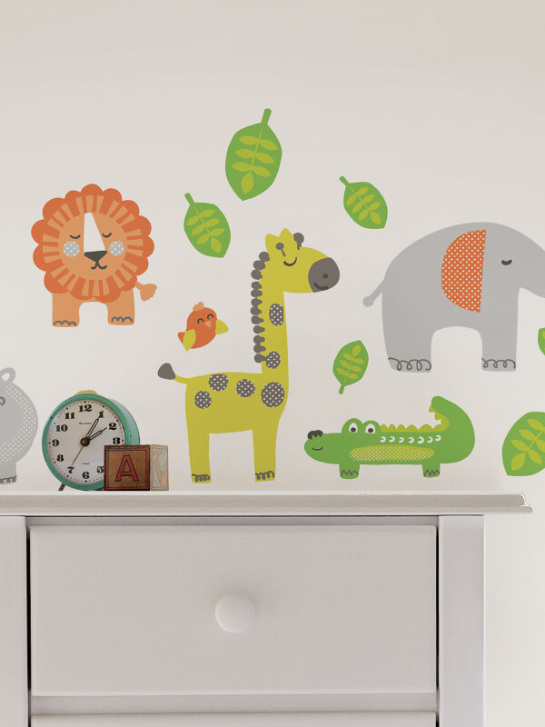 WALLPOPS JUNGLE BUDDIES WALL STICKERS N/A