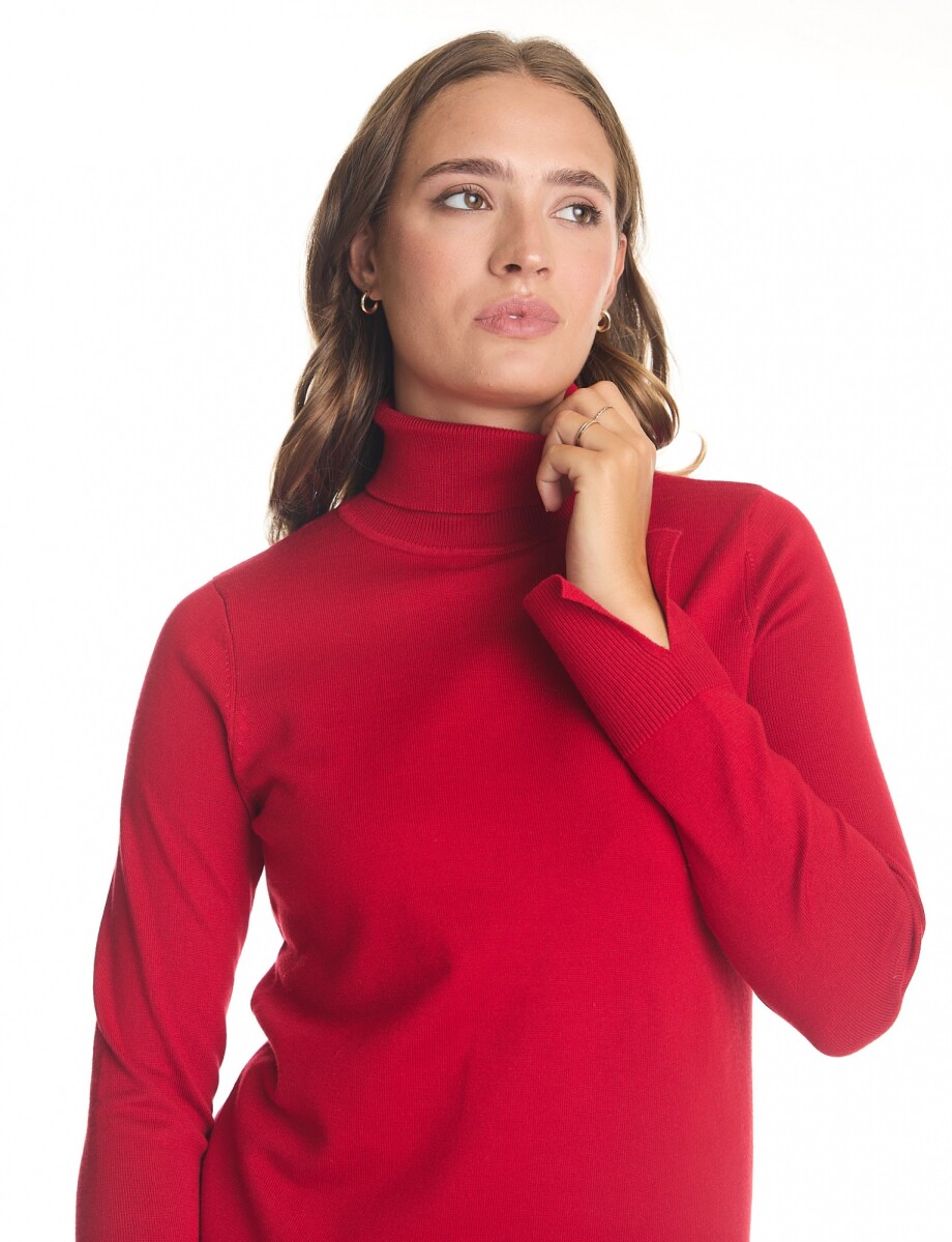 Polera Basica - Rojo 