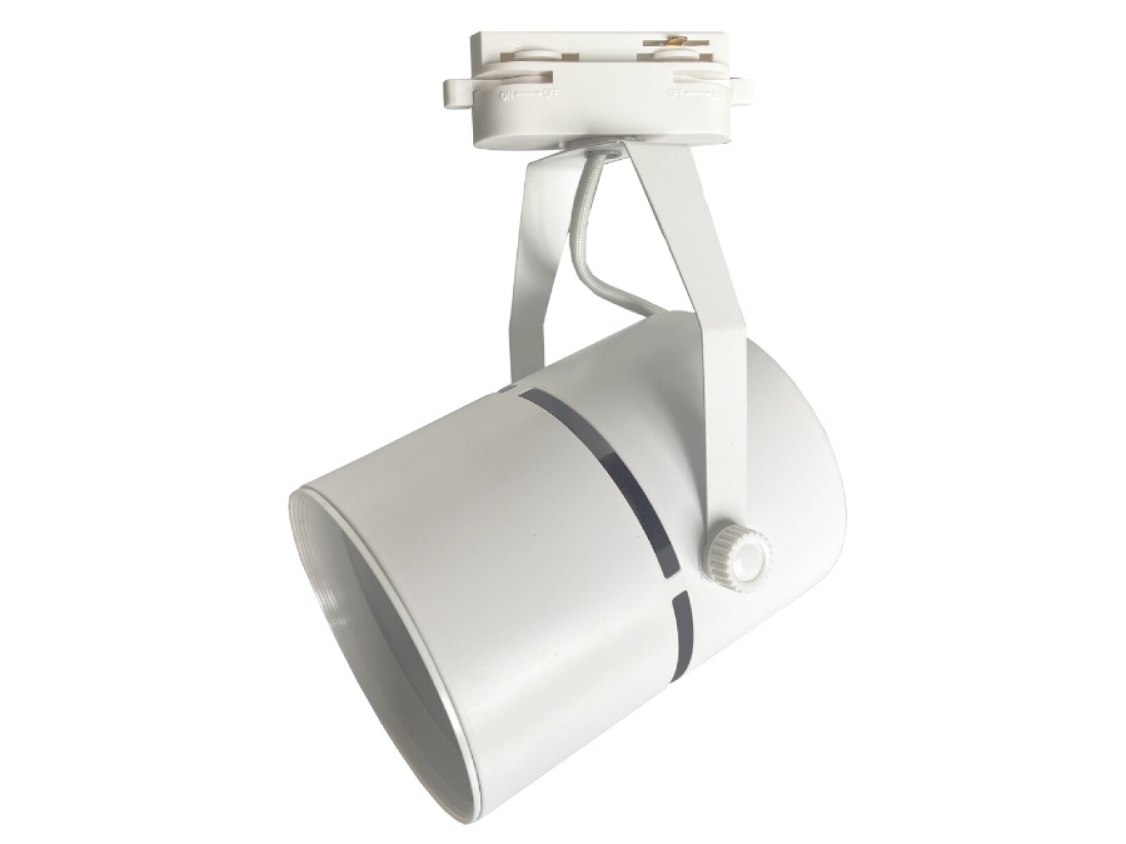 CABEZAL P/ RIEL MONOFASICO PAR30 RANURA BLANCO D105 L145 