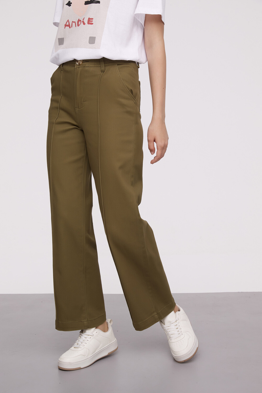 Pantalon Griselda Verde Oliva