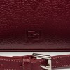 Bandolera Sauvage En Cuero Graneado Bordeaux