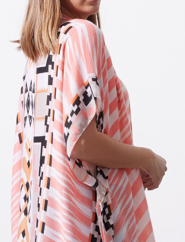 Kimono Printed CORAL/MULTI