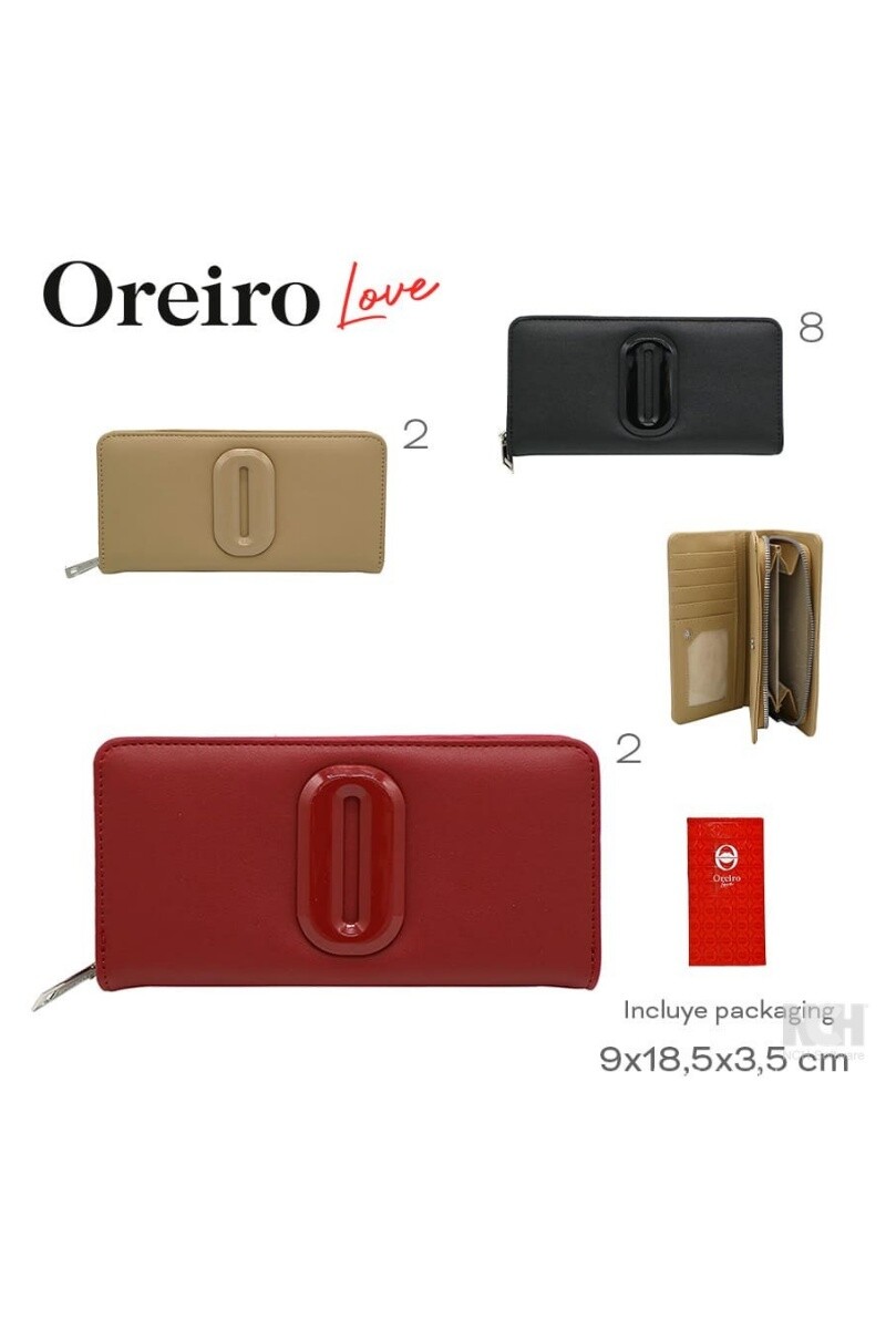 Billetera Las Oreiro Beige