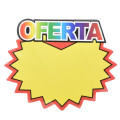 CARTELES PARA PRECIO OFERTA X10 UNIDADES 12.5X10CM CARTELES PARA PRECIO OFERTA X10 UNIDADES 12.5X10CM