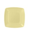 PLATOS CUADRADOS 15cm amarillo