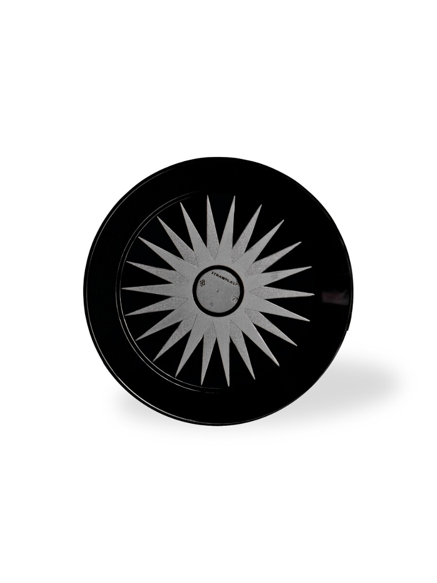 PLATOS REDONDOS 18cm - negro 