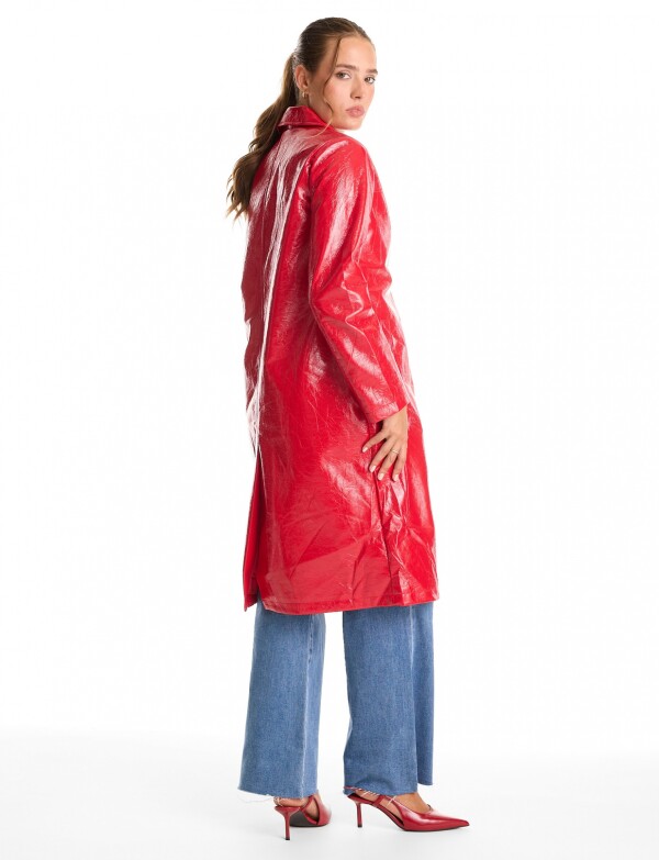 Chaqueta Charol ROJO