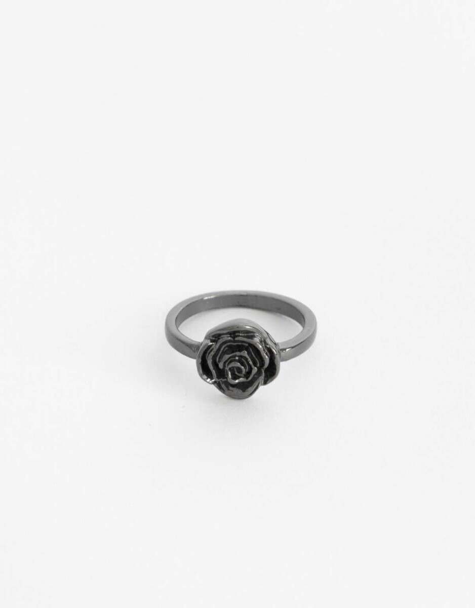 Anillo Rosas Metal - Dorado 