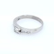 Anillo en oro 18k blanco y brillantes corte princesa Anillo en oro 18k blanco y brillantes corte princesa