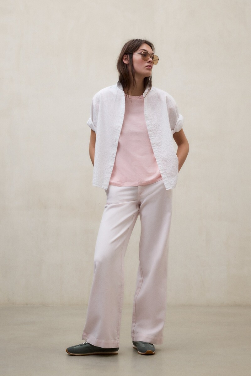 CAMISA MELANIA SEERSUCKER Blanco