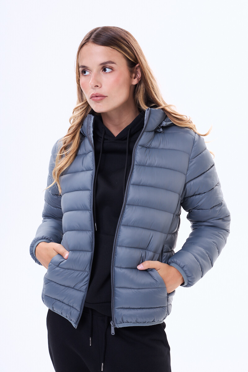 Campera Boca Gris