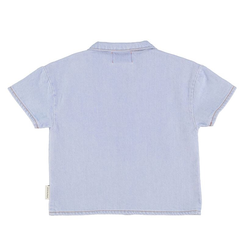 Camisa de jean manga corta Camisa de jean manga corta