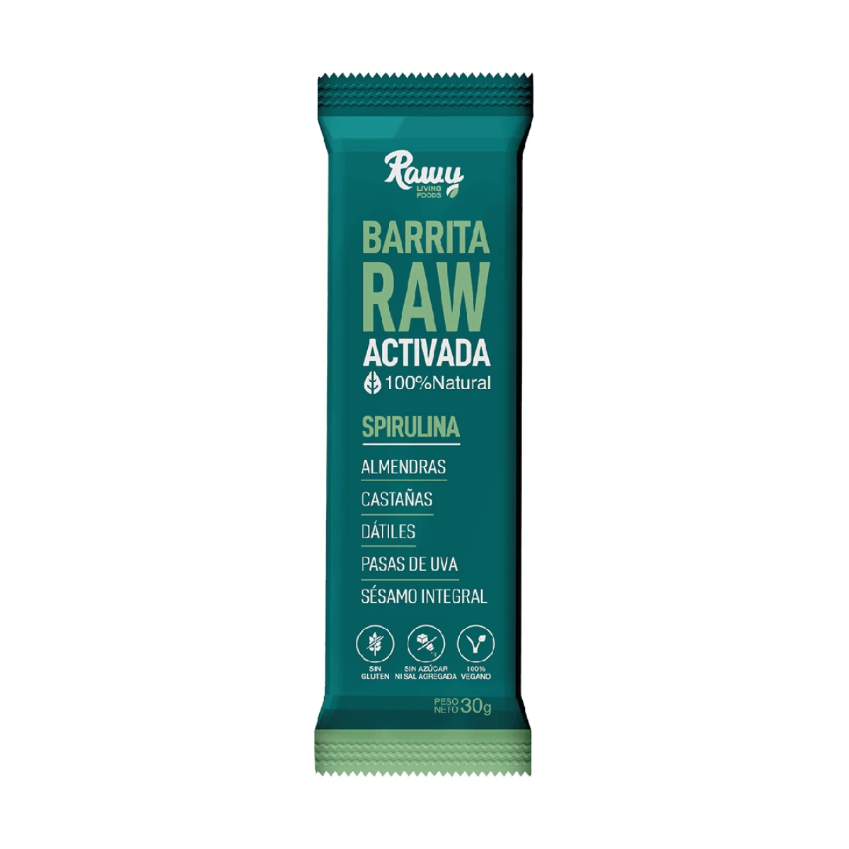 Barrita De Spirulina Rawy 30g 