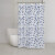 Cortina Baño Bukara con Argollas 180 x 180 cm 002 CUADROS AZUL