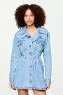 VESTIDO CAMISERO DENIM Azul