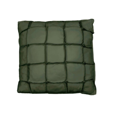 Almohadón Cuero 48x48cm Fio Verde