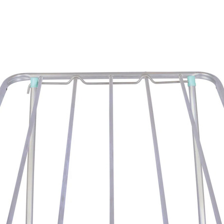 Set Mor Tendedero Plegable Aluminio 5.91M Ropa + 12 Palillos Plateado