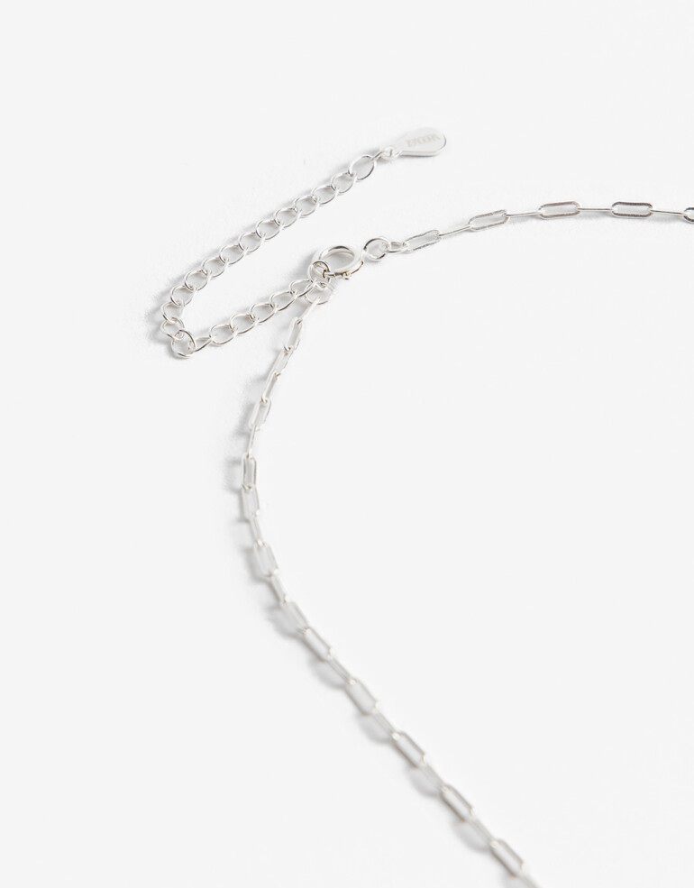 Collares Cortos Metal Collar Corto Plata 925 - Plateado